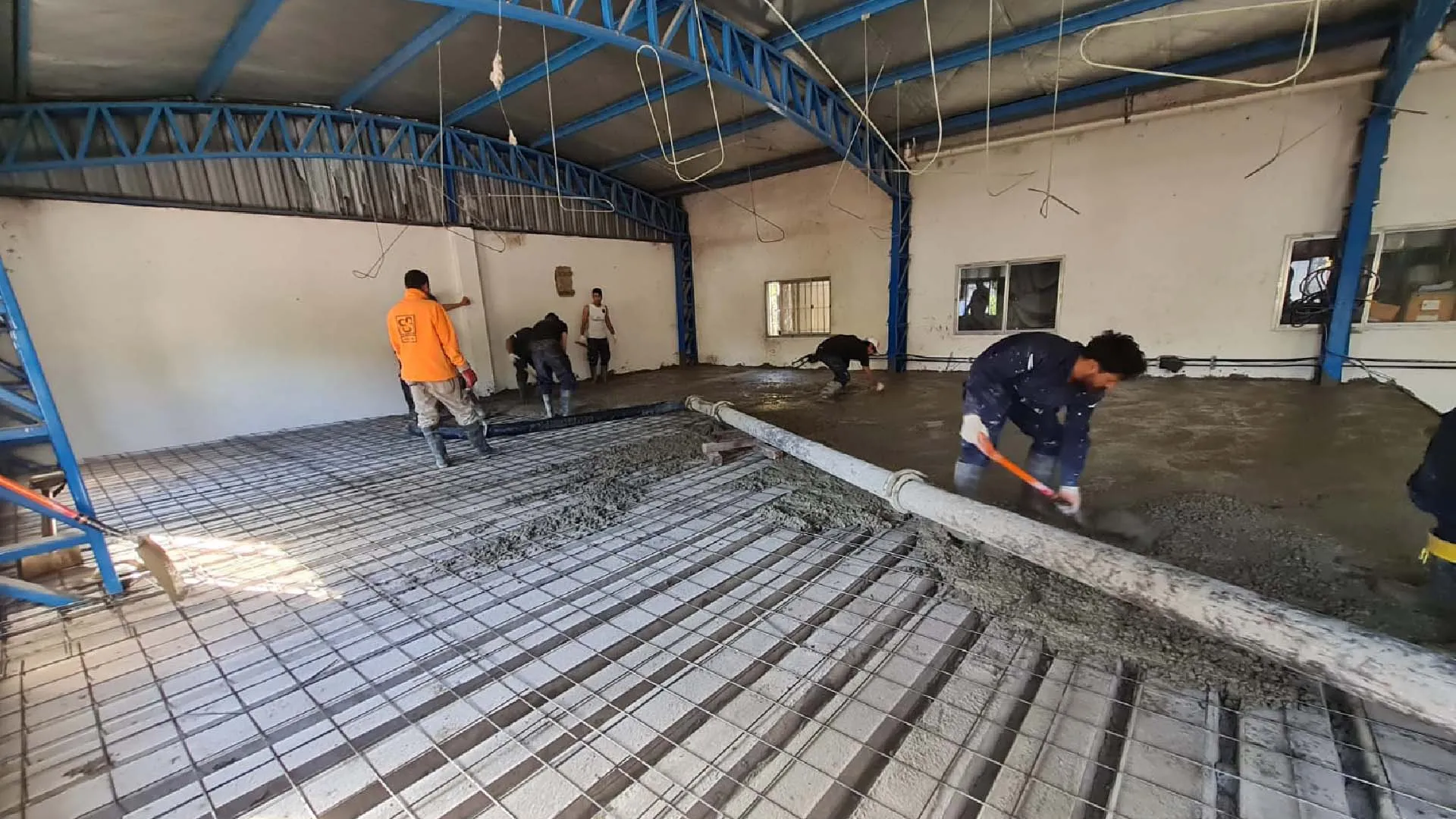 Hormigonado de plateas, bases y estructuras